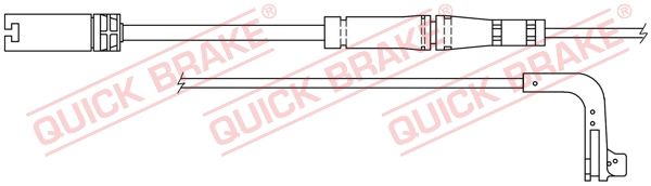 QUICK BRAKE Indikators, Bremžu uzliku nodilums WS 0249 A